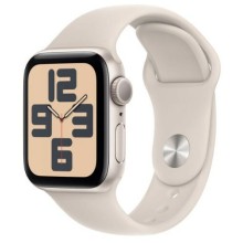 Смарт-часы Apple Watch SE GPS 40mm Starlight Aluminium Case with Starlight Sport Band - S/M (MR9U3QP/A)