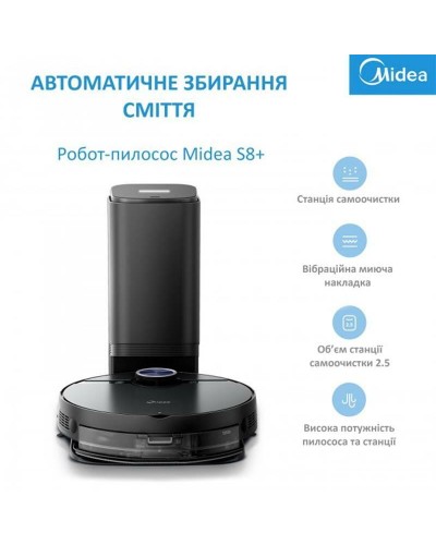 Робот-пилосос Midea S8+