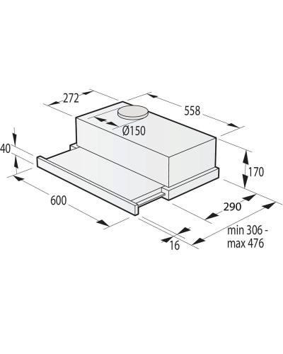 Витяжка Gorenje TH62E4BG