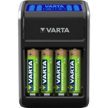 Сетевое зарядное устройство Varta LCD Plug Charger + 4 х Ni-Mh AA 2100 mAh (57687101441)