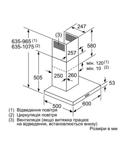 Витяжка Siemens LC66BHM50